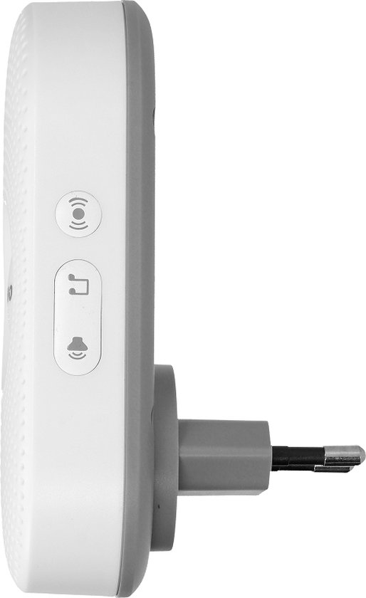 LONGA AC Draadloze deurbel met 1 ontvanger - Plug-in stopcontact - Instelbaar Volume/36 Melodieën - IP44