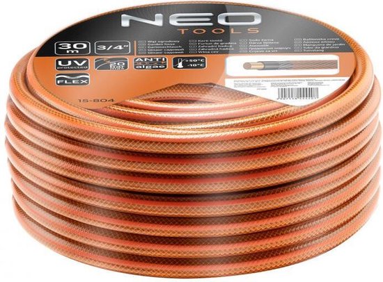 NEO 15-804 TUINSLANG 3/4 X 30 M, 4-LAAGS