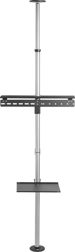 Telescopische tv-houder, plafond en vloer met plank Maclean MC-791N 37 "-70", max. 30 kg
