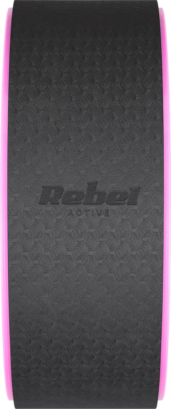 Rebel Active Yogawiel - Yoga Wheel - Yoga Accessoire - Pilates - Paars 11 x 32 cm