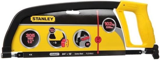 STANLEY Metaalzaagbeugel 300mm - 24T/inch - 1-15-122