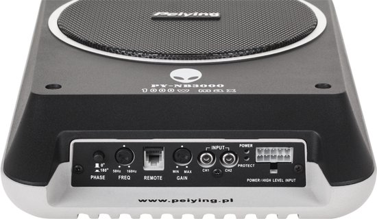 Peiying PY-NB3000 - Autosubwoofer - Compact - Actief