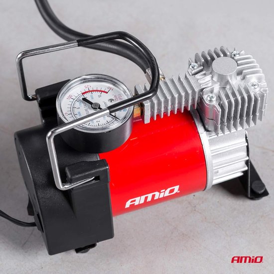Auto luchtcompressor met manometer - 12V