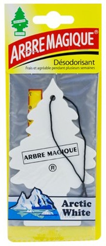 Wonderboom Luchtverfrisser Arctic White - auto geurtje - auto parfum - Arbre Magique