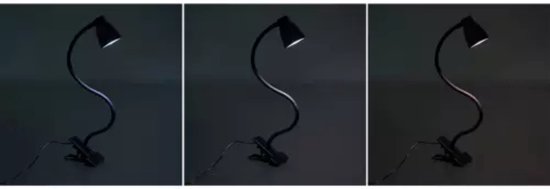 Izoxis Flexibele Bureaulamp met Clip - Ideaal voor Elke Werkruimte - Zwart