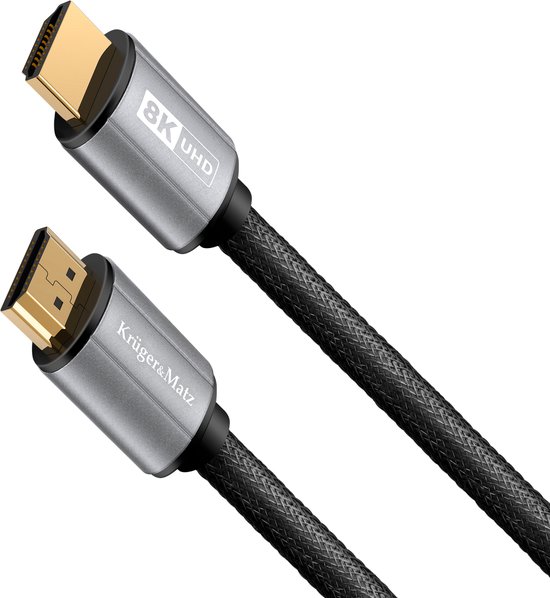 Krüger&Matz - HDMI 2.1 Kabel - 8K 60Hz - 1,8m