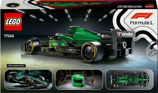 LEGO Speed Champions Aston Martin Aramco F1 AMR24 racewagen Set - 77245
