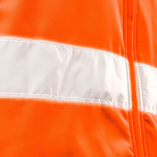 Neo Tools Hi-Vision Softshell Jas Flu Oranje XXL/56 Donkere Stof Water En Wind Bestendig ISO 20471:2013 ISO 13688:2013