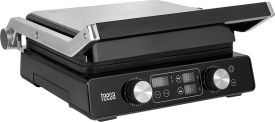 Teesa Contactgrill - Elektrische Grill - 2000W - 7 Posities - LED Display