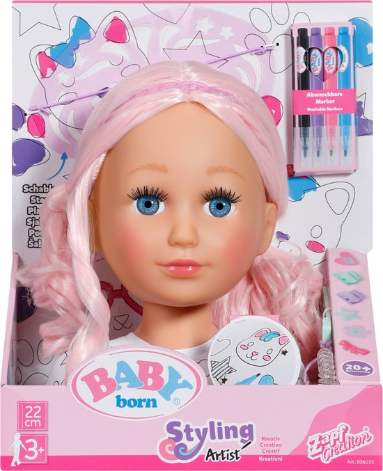 BABY born Creative Stylinghoofd - Kaphoofd