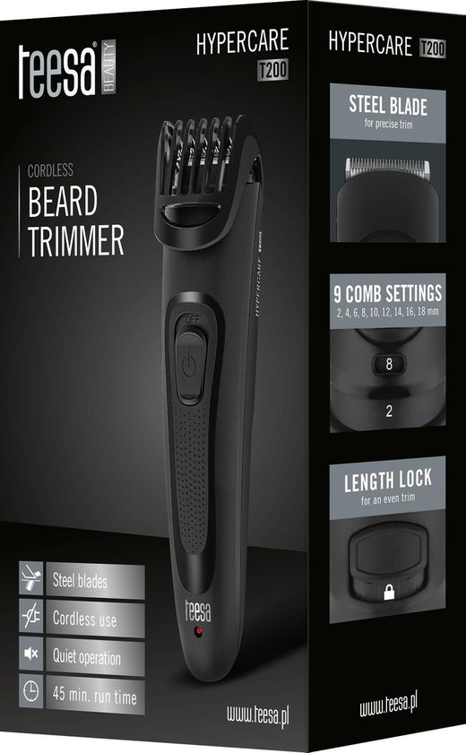 Teesa TSA0524 - Draadloze baardtrimmer HYPERCARE T200
