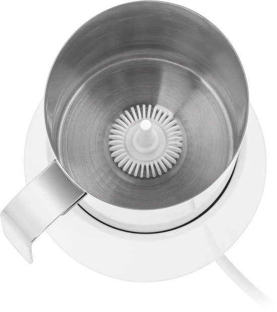 Teesa TSA4007 - Elektrische melkopschuimer AROMA F50, 420 Watt, wit/roestvrijstaal