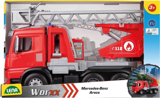 Lena Worxx Mercedes-Benz Arocs Brandweerladderwagen 48cm