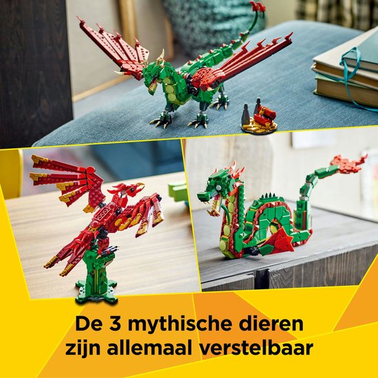 LEGO Creator 3in1 Middeleeuwse draak - 31161