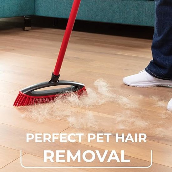 Vileda - Bezemborstel - Always Clean Pet Pro borstelset, rood, medium