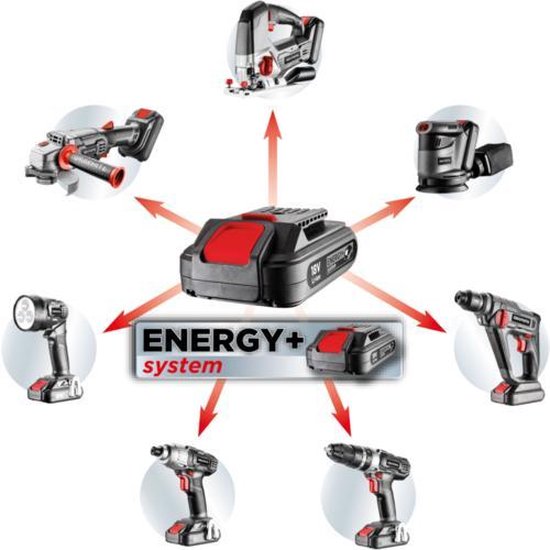 Accu klopboor/schroefmachine 18v, LI-ION Energy+ 58G020 GRAPHITE