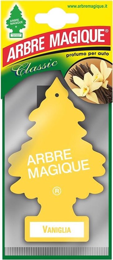 Wonderboom Luchtverfrisser Vanille - auto geurtje - auto parfum - Arbre Magique