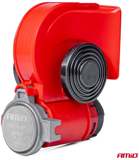 AMiO Claxon Toeter 12V met Compressor en Relais - 118dB Krachtige Fanfare Luchthoorn