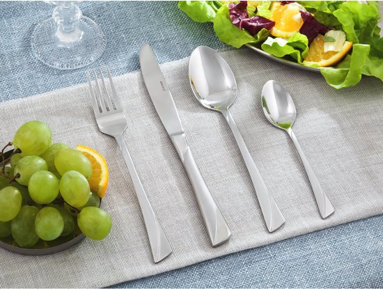KINGHOFF 3515 - luxe bestekset koffer - 72 delig - 12 persoons - Modern bestek