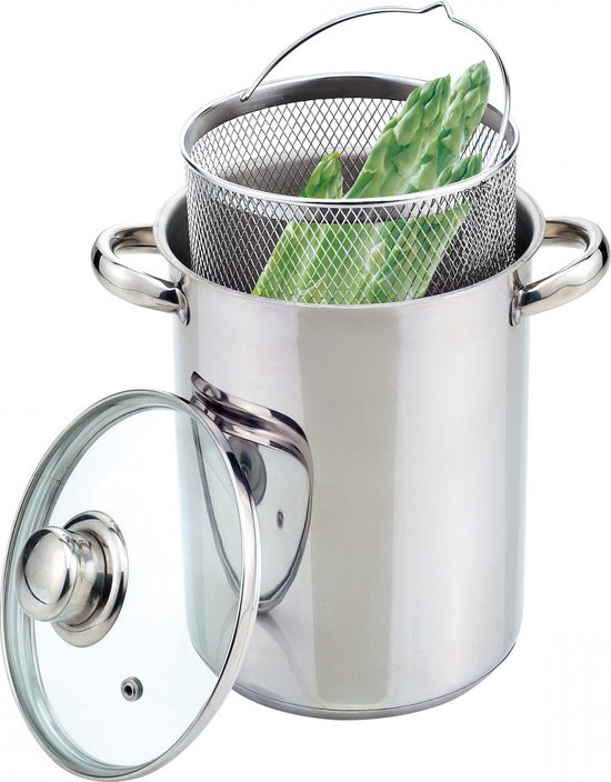 Kinghoff 3325 asperge pan - rvs - alle warmtebronnen