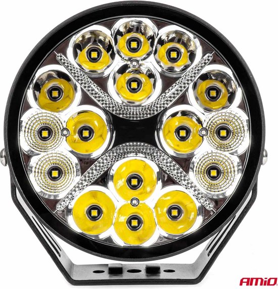 AMiO Krachtige LED-verrijlamp PRO-serie AMiO-03871 Verstraler Spot Robuust Offroad