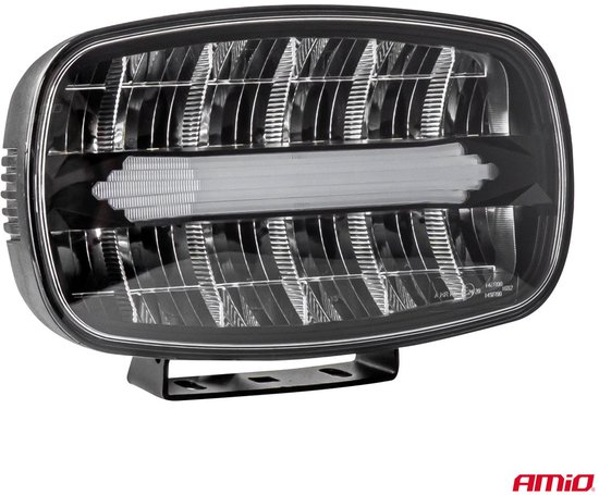 AMiO LED Werklicht Verstraler Ovaal 109W 12V-24V Lange-afstandslamp met Positielicht voor Vrachtwagen, Offroad, Bouw en Landbouw