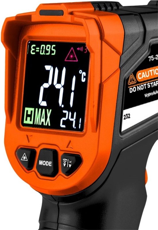 Neo-Tools Pyrometer voor temperatuur -50°C tot 880°C