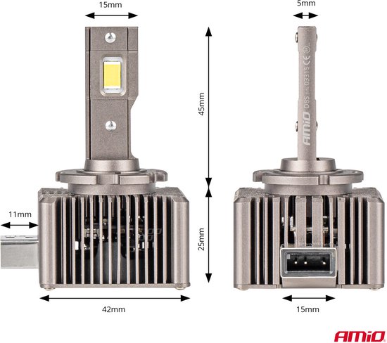 AMiO LED Koplampen XD-serie D8S – Krachtige LED Xenon Vervangingslampen