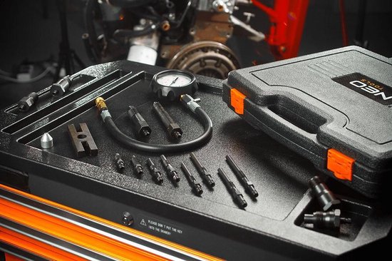 NEO dieselpersdrukmeterset diesel uitvoering