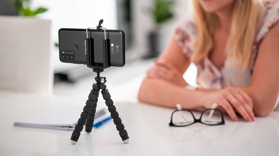 Kruger&Matz Tripod - Smartphonehouder - Flexibele Poten - Compact