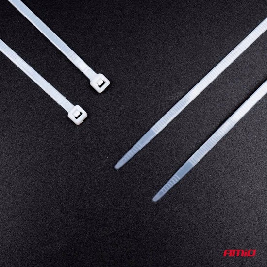 Witte Kabelbinders 2,5x100mm - 100 Stuks