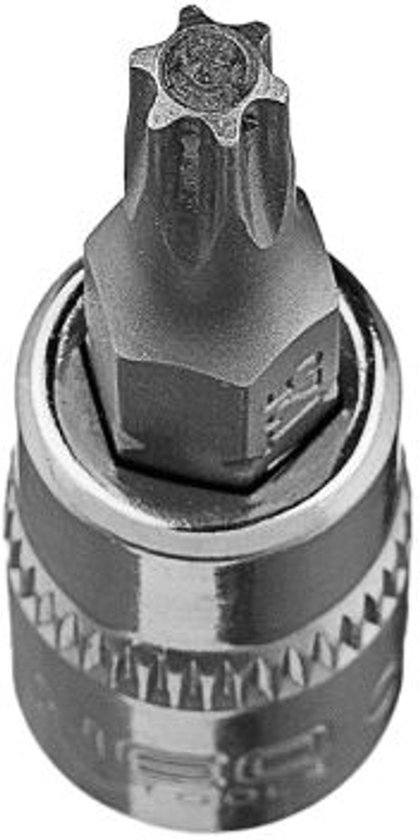 Torx TX25 bit Dop 1/4", kort, 37 mm