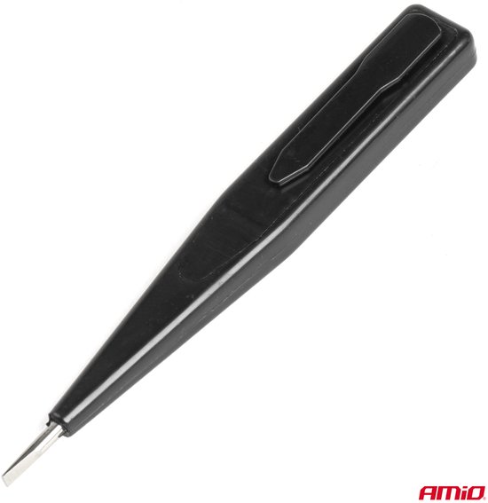AMiO Voertuig Voltage Circuit Tester Spanningsmeter Spanningszoeker 12-250V Detector Zwart