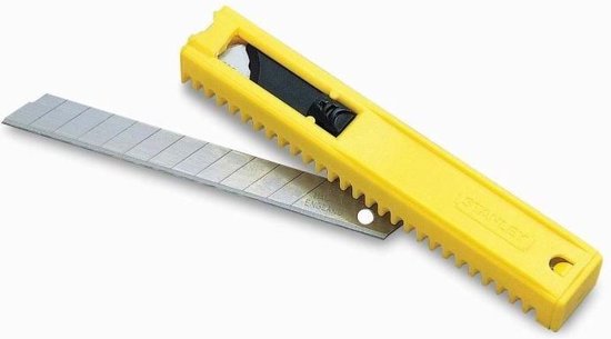 STANLEY Afbreekmesjes 9mm - 10 stuks/dispenser x 10