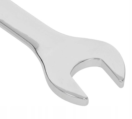 Platte sleutel 10x11 mm MEGA CrV gesmeed verchroomd 34440