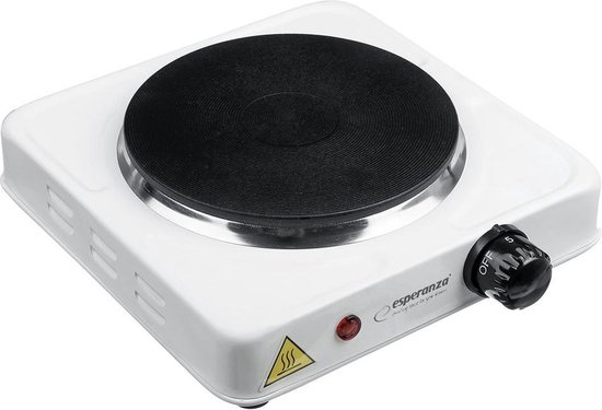 Esperanza EKH002W kookplaat Zwart, Wit Aanrecht Gesealde plaat 1 zone(s)