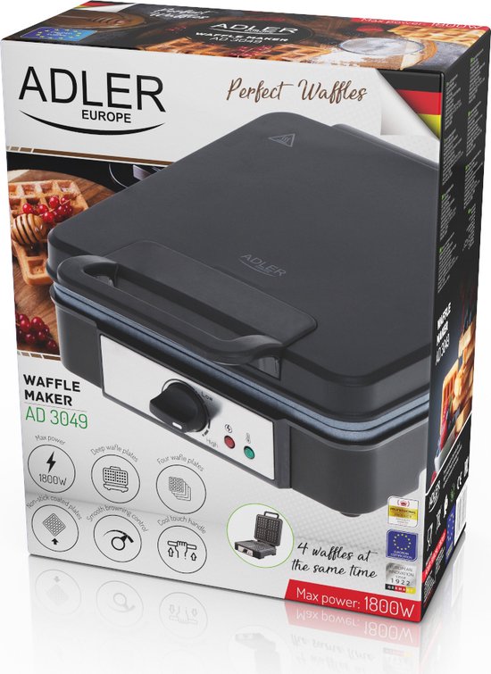 Adler AD 3049 - Wafelijzer