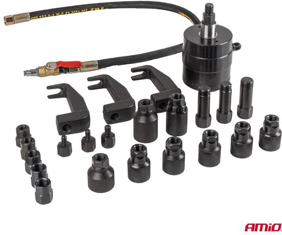 AMiO Pneumatische Injector Trekker Set 24 stuks - Professionele Diesel Injector Verwijder Tool