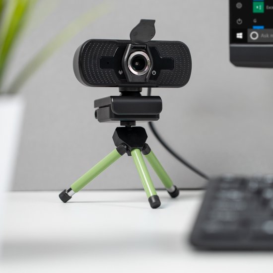 Rebel - Internetcamera - Full HD 1080p - CMOS Sensor - USB Microfoon