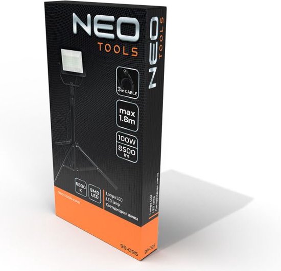 NEO 99-095 Enkele Bouwlamp op Statieg 8500lm