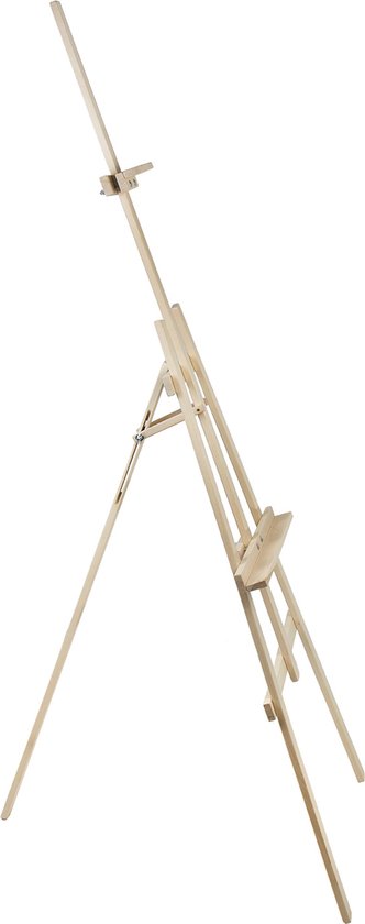 2x Schildersezel Set 178cm | Stabiel beukenhout voor kinderen of volwassenen - professionele kunstenaars