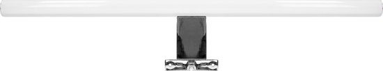 PEEGEL LED spiegellamp Mirror lamp  Badkamerverlichting, Zilver ,9W 810lm,  60 cm lang, kunststof + acryl ,4000K Wit licht