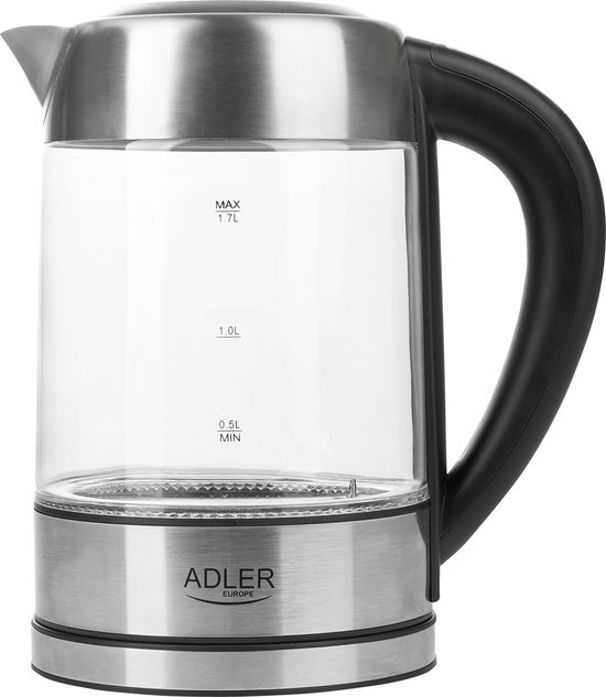 Adler AD 1247 - Glazen Waterkoker met kleurverlichting 1,7 liter