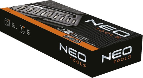 NEO schroevendraaierset 11 dlg s2 staal