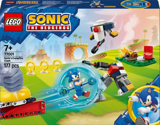 LEGO Sonic the Hedgehog Sonics krachtmeting bij het kampvuur - 77001