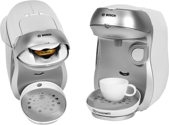 Klein Toys - Bosch-ontbijtset - incl. speelgoedbroodrooster, waterkoker en koffiezetapparaat - zilver