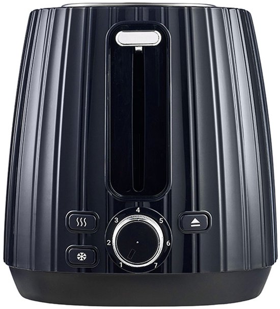 Lafe - Broodrooster - 7-traps toastregeling - max. 1080W - Zwart, Modern