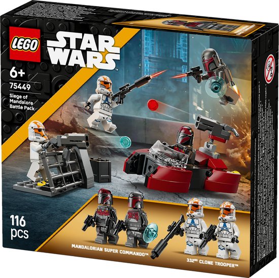 LEGO Star Wars Beleg van Mandalore Battle Pack - Cadeau voor Jongens Vanaf 6 Jaar - 75449