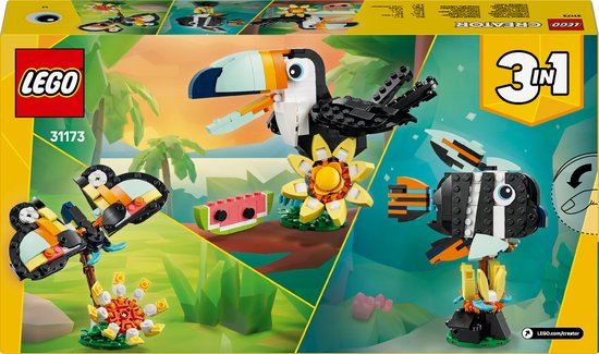 LEGO® Creator 3in1 Wilde Dieren: Tropische Toekan - 31173