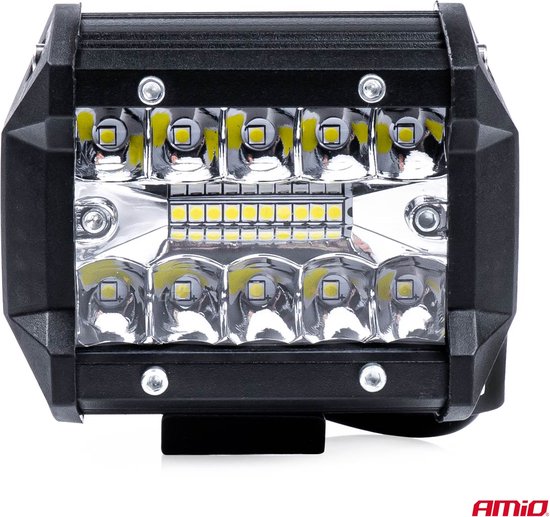 AMiO Krachtige Werklamp Verstraler Spot Rond Diverse Toepassingen (20 LED 9-36v) 6000K Wit